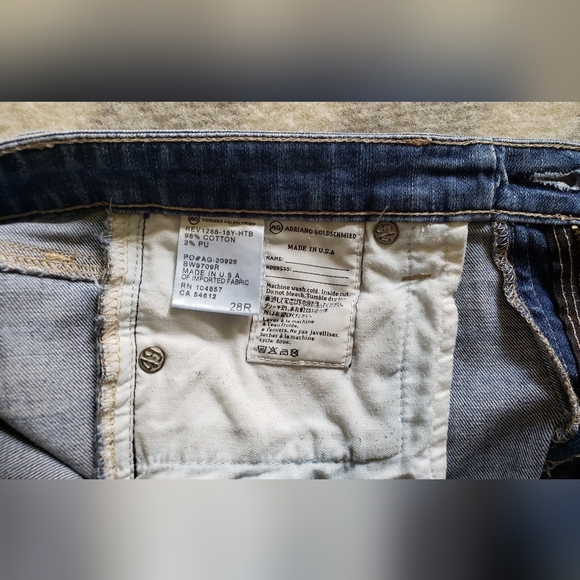 AG Adriano Goldschmied jeans, Legging Skinny, light blue denim, size 28 - Picture 9 of 10